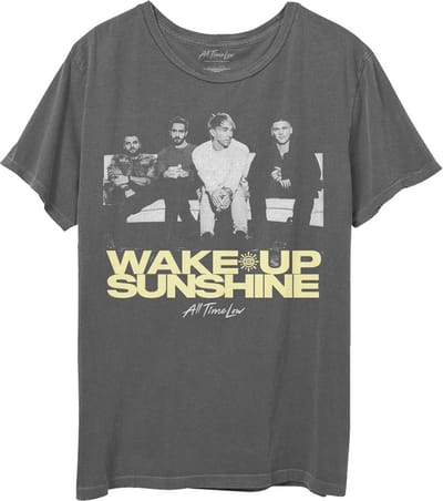 All Time Low - Faded Wake Up Sunshine Heren T-shirt - S - Grijs