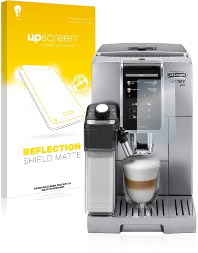 upscreen - Screenprotector voor DeLonghi Dinamica Plus ECAM370.95.T - Folie Beschermfolie anti glare matte