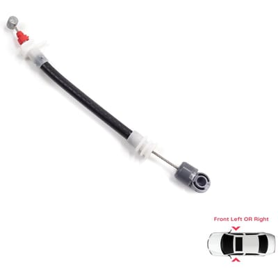 EDP1569 Buitenste Deurklinkdrager Voorzijde Ontgrendelings Bowdenkabel 177 mm Voor BMW X5 E53 2000-2006 51218243615 51218243616