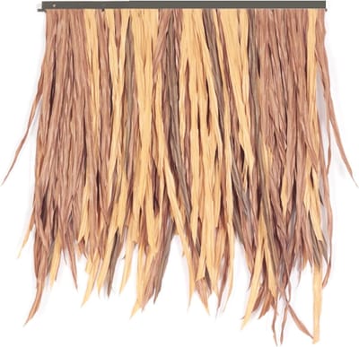 Gesimuleerd Riet - Palm Rieten Rol - Tropische Sfeer Creëren - Niet Rotten of Vervagen - 1 Voet Breed - Natuurlijk