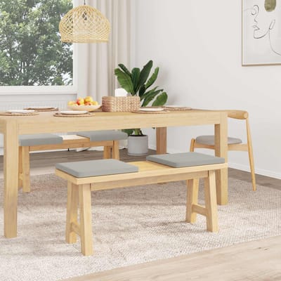 vidaXL - Bankkussen - 4 - st - Microvezel - Lichtgrijs - Diepte - 35 - cm