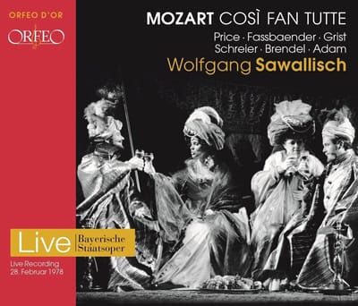 Bayerische Staatsoper, Wolfgang Sawallisch - Mozart: Cosi Fan Tutte (2 CD)
