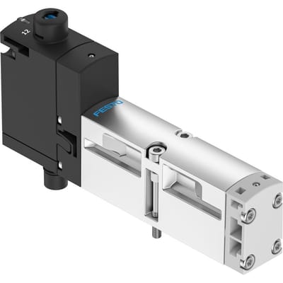 Festo 5/2 Monostabiel Lucht Magneetventiel Bouwgrootte 18mm ISO 15407-2 550l/min - 539184