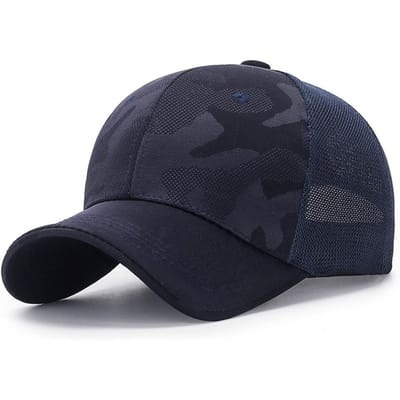 Hoed Heren Lente en Herfst Nieuwe Camouflage Baseballpet Outdoor Vrije Tijd Eenvoudige Zonneklep Hoed Heren en Dames Golfpet black