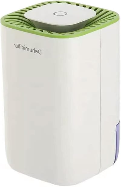 Luchtontvochtiger Mini - Kleine Ontvochtiger Kamer - Vocht Bestrijden - Automatische Uitschakeling - 800ml - Groen