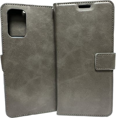 Portemonnee Book Case Hoesje Geschikt voor: Samsung Galaxy S20 Plus - Grijs