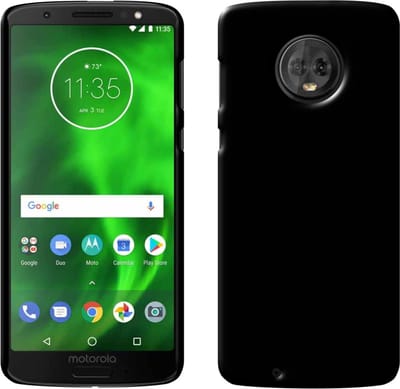 Soft TPU hoesje Silicone Case Geschikt voor: Motorola Moto G6 - Zwart