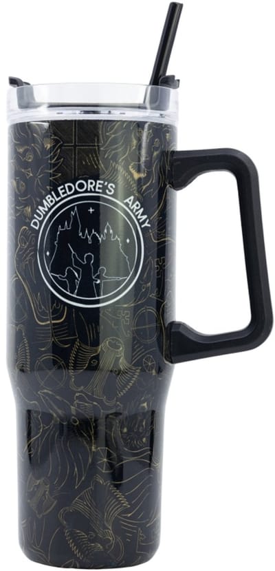 Stor Harry Potter Gouden Magische Thermosfles 940ml Zwart