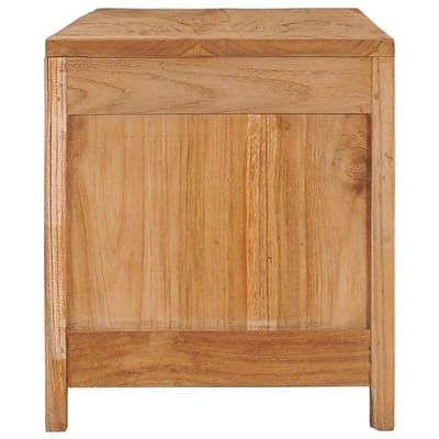 vidaXL - Tv-meubel - 100x30x35 - cm - massief - teakhout