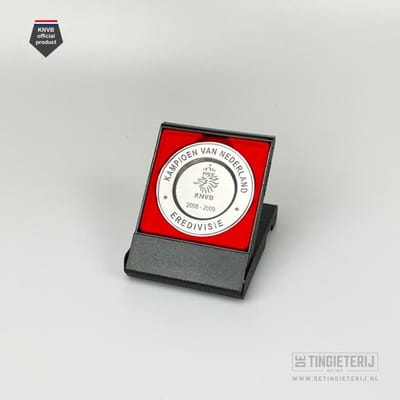 Miniatuur Kampioensschaal Eredivisie 08-09 - AZ Alkmaar - AZ - Cadeau voetbal - AZ Kampioen van Nederland - Officieel KNVB product - AZ fan artikel - Verzamelaar