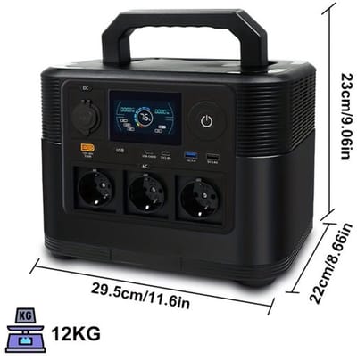 Draagbare Powerstation – Powerbank – Mobiele Accu – Noodstroom – Outdoor Generator – 1008Wh Batterij – 1200W Continue Output