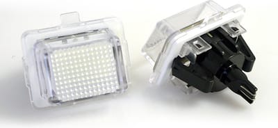 Mercedes W204 LED kenteken verlichting