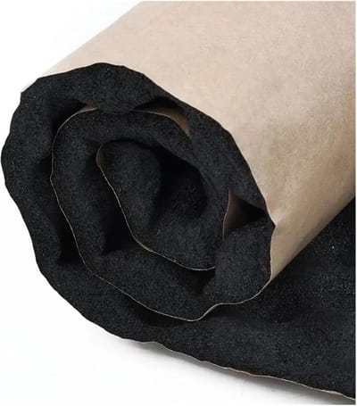 Geluidsisolatiemat - Warmte-isolerend schuim - Auto comfort - Universele pasvorm - 2 meter - Zwart