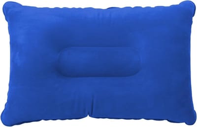 Chic-Chic hoofdkussen, dubbelzijdig, opblaasbaar, camping, reizen, opblaasbaar kussen, draagbaar, opvouwbaar, van stof, voor outdoor, kantoor, vliegtuig, hotel, dubbelzijdig + hoofdkussen, opblaasbaar, mat, kussen voor camping, picknick