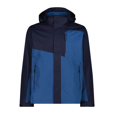 Cmp Zip Hood Detachable Inner 31z1587d Afneembare Jas Blauw L Man