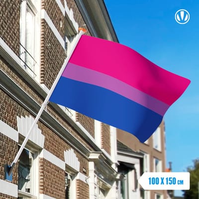 Bi vlag Biseksueel 100x150cm