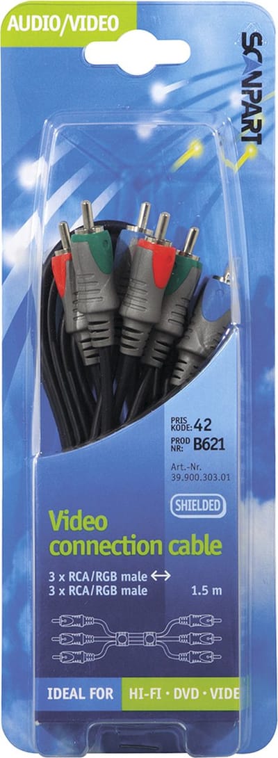 Bandridge VVL3302 - Component Kabel - 2 meter