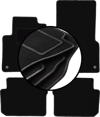Complete set veloursmatten voor: Smart ForFour I hatchback (2004-2007)