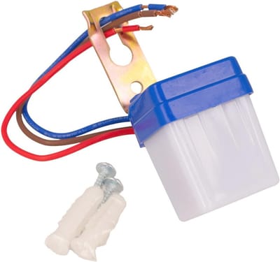 Schemersensor voor Buiten met Fotocel en Automatische Lichtregeling - IP44 Mini-Schemerschakelaar