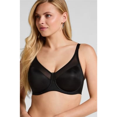 Hunkemöller Nina Non-Padded Underwired Minimizer Bra Zwart