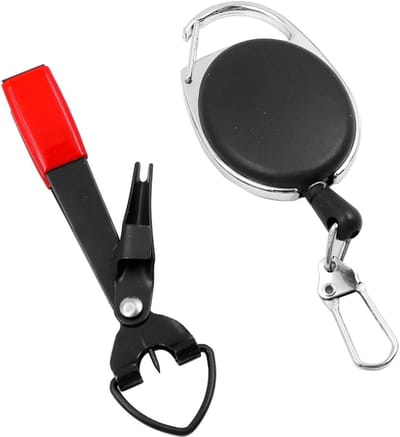 Multifunctionele Vissersgereedschap Set met Zinger Retractor en Knop Touwtjes, Ideaal voor Vliegvissen en Onderhoud van Visserslijnen