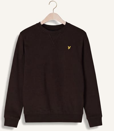 Lyle & Scott Crew Neck Sweatshirt Truien & Vesten Jongens - Sweater - Hoodie - Vest- Bruin - Maat 152/158