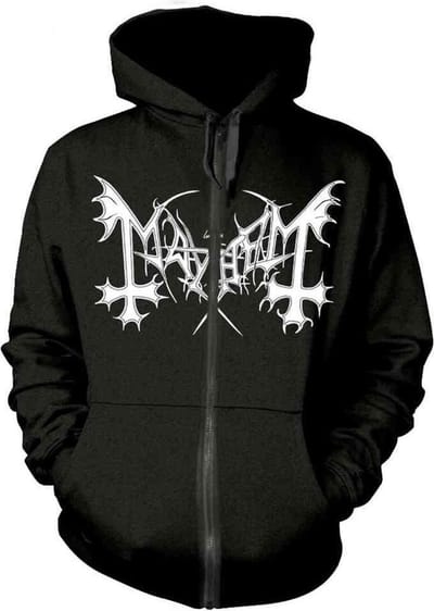 Plastic Head Mayhem Vest met capuchon - De Mysteriis Dom Sathanas Zwart