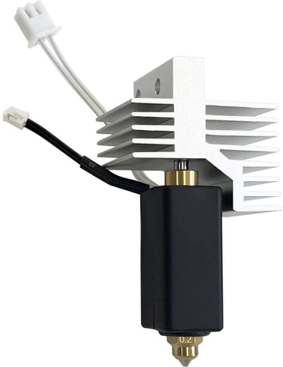 Dailygoods- Hotend 0,2 mm keramisch - Vervangende printkop - Messing gehard stalen mondstuk - Verwarmingselement - Compatibel met Elegoo Centauri/Centauri 3D-printer - 3D-printerkop