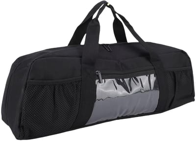 Dailygoods- Opbergtas Dikke Oxford Doek - Grill Gereedschap - Draagbare Handgreep - Grote Capaciteit - Transparante Zak met Rits - Geschikt voor Picknick/Kamperen - Grilltas