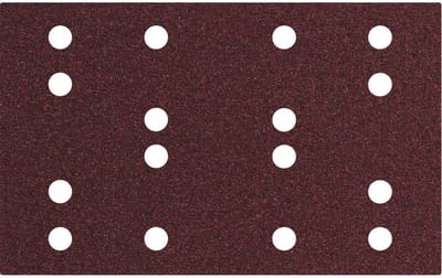 Metabo 635191000 Hechtschuurbladen 80 x 133 mm, P 60, 16 gaten, met klittenbandbevestiging (SRA)