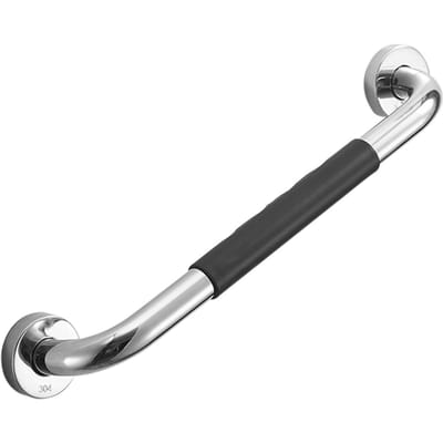 Barre d'appui salle de bain, toilettes, douche, baignoire, Support pour handicapés, barre d'appui d'équilibre, acier inoxydable antidérapant 33cm black