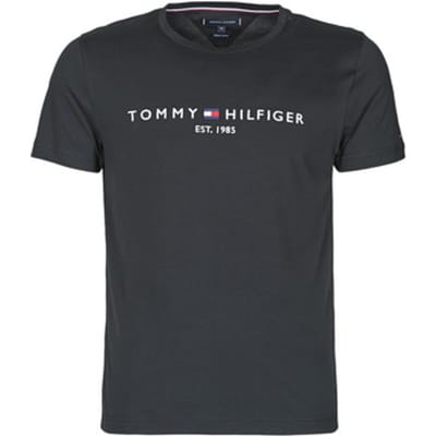 Tommy Hilfiger heren core logo T-shirt – gitzwart XXL