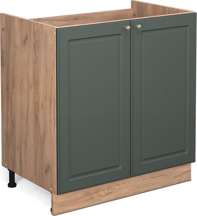 Vicco Fame-Line Wastafelkast – 80 cm zonder werkblad Groen-Goud Landhuis