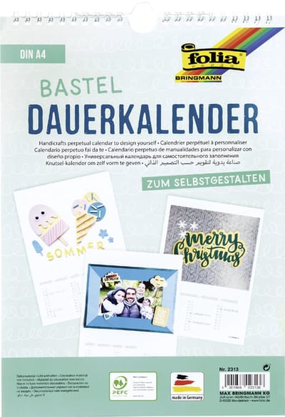 Verjaardagskalender | A4 | Wit