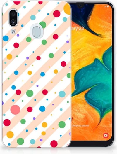 Samsung Galaxy A30 TPU bumper Dots