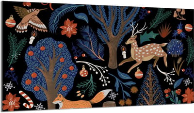 TMK ArtDeko - Snijplank - Glas - 90x52 cm - Dierenmotief