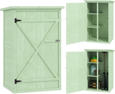 MRKK® Tuinkast - Tuinkist - Tuinkasten voor Buiten - Tuinberging - Hout - Groen