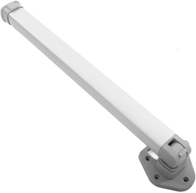 Store_8 - Tafelsteun - Verstelbare tafelpoot - Oxidatiebestendig - Zilver - Opvouwbaar - Geschikt voor jachten en caravans - 510 mm tot 760 mm