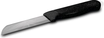 Solingen Kartelmes – Tomatenmes met Kartel – Robuust Handvat – RVS – 18,5 cm met Blade Cover – Zwart Glitter