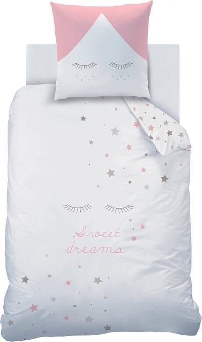 Matt & Rose Dekbedovertrek Sweet Dreams - Eenpersoons - 140 x 200 cm - Katoen