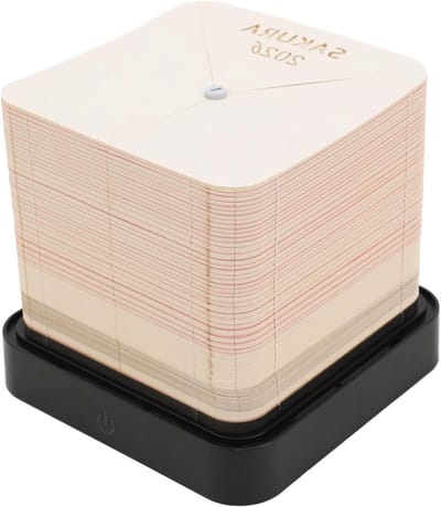 3D Memo Pad met Boomhutten, Weekkalender 2026, Roze, Kerstthema, Notitieblok, Creatief Ontwerp, Uniek Cadeau
