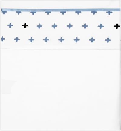 Briljant Baby Ledikant Laken Crizz Crozz - 100x150 - Silverblue
