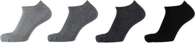 Apollo - 8-Pack - Bio Sneakersokken - Naadloos - Biologisch Katoen - Heren / Dames - grijs - 35-38 - 158490000