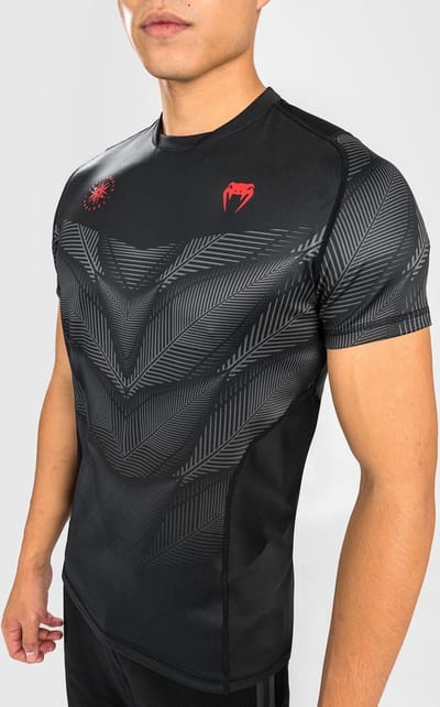 Venum PHANTOM Dry Tech T-shirt Zwart Rood - XXL
