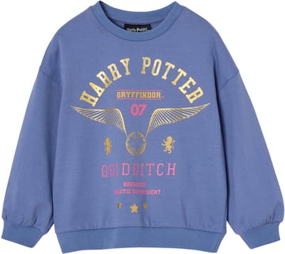 Vertbaudet Mдdchen Sweatshirt HARRY POTTER mit goldenem Schnatz