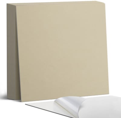 Coloray Plaktegels - Romig Portugese Tegels - 30 cm x 30 cm - Romig Plaktegels - 9 stuks - Vierkant PVC Tegels - Plaktegels Keuken - Zelfklevende Vloertegels - Vinyl Tegels - Zelfklevende Tegels