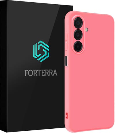Hoesje Geschikt voor Samsung Galaxy A26 - Sterk & Shockproof - Siliconen Case - Hoes Cover - Lichtroze
