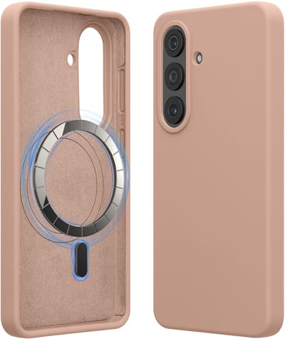kwmobile telefoonhoesje geschikt voor Samsung Galaxy S26 Plus - Hoesje met magneet compatibel met MagSafe - Smartphone case in oudroze