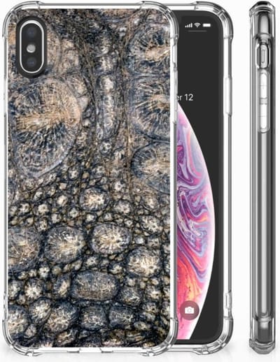 Apple iPhone X | Xs Case Anti-shock Krokodillenprint