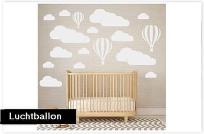 Muursticker Luchtballon